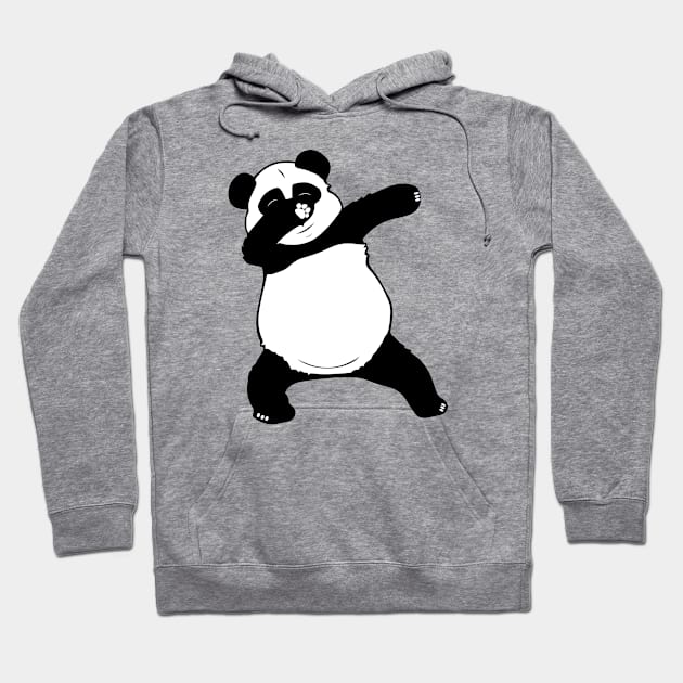 Fat Panda Dabbing Dance Hoodie by alltheprints